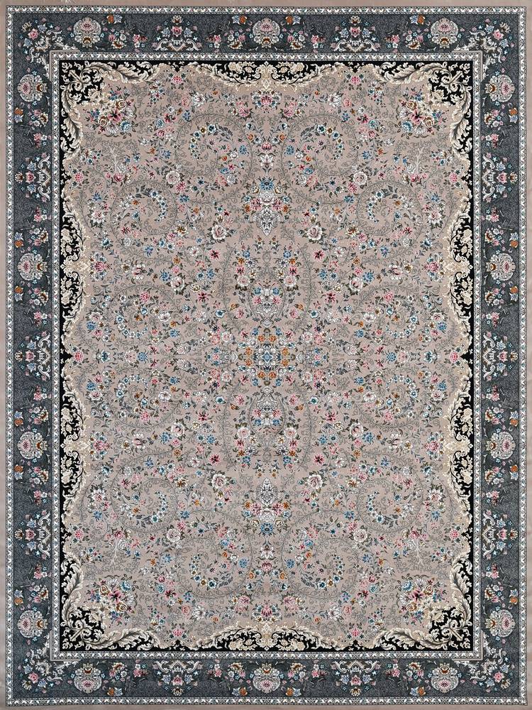 فرش کد 88053 نقره ای